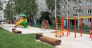 Благоустройство детской площадки во дворе от 1947 руб. в Екатеринбурге